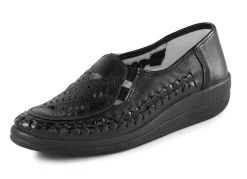 Outlet ELENA EDEN Slipper luftig durchbrochen und mit Flechtdurchzug Damen Slipper