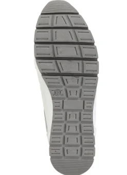 ELENA EDEN Sneaker aus Nappaleder und silbergrau geprägtem Veloursleder Damen Sneaker & Sportschuhe