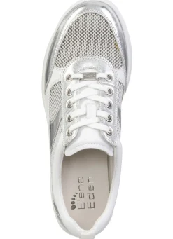 Sale ELENA EDEN Sneaker aus Nappaleder und luftigem Textil in Netzoptik Damen Sneaker & Sportschuhe|Schnürschuhe