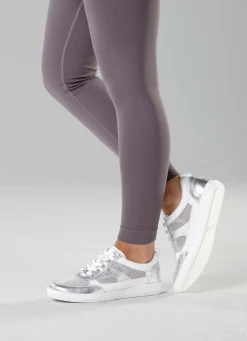 Sale ELENA EDEN Sneaker aus Nappaleder und luftigem Textil in Netzoptik Damen Sneaker & Sportschuhe|Schnürschuhe