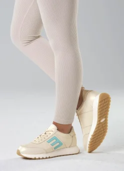 Hot ELENA EDEN Sneaker aus schimmerndem Nappaleder Damen Sneaker & Sportschuhe|Schnürschuhe