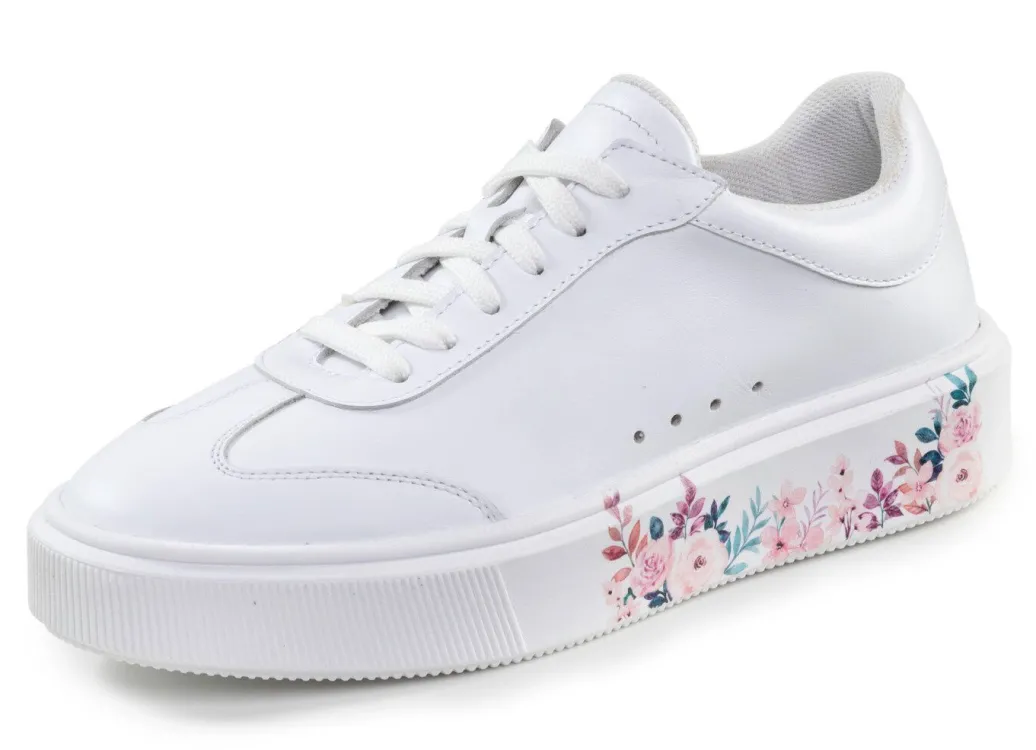 Clearance ELENA EDEN Sneaker mit Blumen-Dessin Damen Sneaker & Sportschuhe|Schnürschuhe