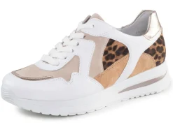 Best ELENA EDEN Sneaker mit Leo-Print und Metallic-Besätzen Damen Sneaker & Sportschuhe|Schnürschuhe
