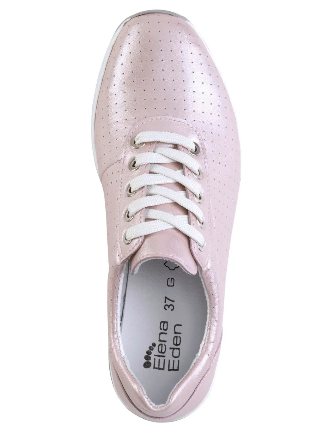 Outlet ELENA EDEN Sneaker mit Zierperforation Damen Sneaker & Sportschuhe|Schnürschuhe