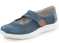 Hot ELENA EDEN, sommerliche Damen-Spangenschuhe, Weite H, mit herausnehmbarem Fußbett Damen Slipper