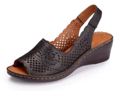 Clearance ELENA EDEN, sommerliche Damen-Sandaletten, Weite G, aus Leder Damen Sandalen