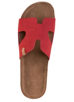 Sale ELENA EDEN, sommerliche Damen-Pantoletten, aus Leder Damen Pantoletten