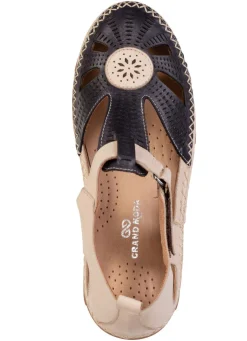 Sale ELENA EDEN, sommerliche Damen-Slipper, Weite H, mit herausnehmbarem Fußbett Damen Slipper