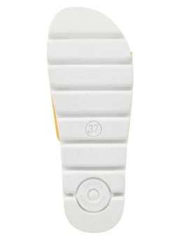 Hot ELENA EDEN, sommerliche Damen-Pantoletten, aus Leder Damen Pantoletten