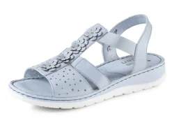 Best ELENA EDEN, sommerliche Damen-Sandalen, Weite G, aus Leder Damen Sandalen