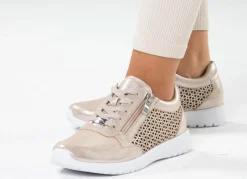 New ELENA EDEN, sommerliche Damen-Sneaker, Weite G, mit herausnehmbarem Fußbett Damen Sneaker & Sportschuhe|Schnürschuhe