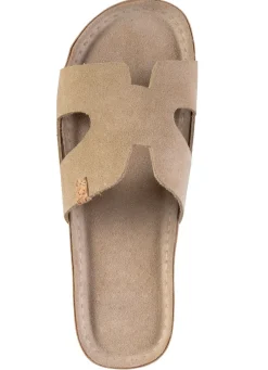 Clearance ELENA EDEN, sommerliche Damen-Pantoletten, aus Leder Damen Pantoletten