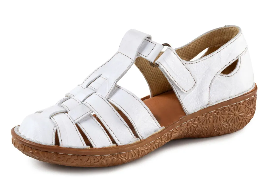 Discount ELENA EDEN, sommerliche Damen-Slipper, Weite G, mit Klettspange Damen Sneaker & Sportschuhe|Slipper