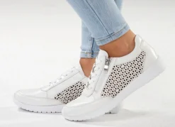 Clearance ELENA EDEN, sommerliche Damen-Sneaker, Weite G, mit herausnehmbarem Fußbett Damen Sneaker & Sportschuhe|Schnürschuhe