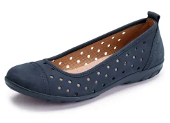 Damen Mona Ballerinas<ELENA EDEN, sommerliche Damen-Ballerinas, Weite G, mit herausnehmbarem Fußbett