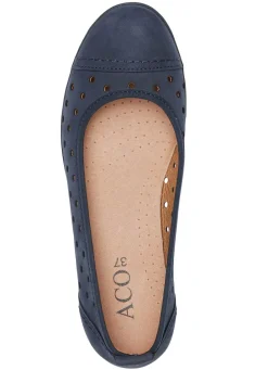 Damen Mona Ballerinas<ELENA EDEN, sommerliche Damen-Ballerinas, Weite G, mit herausnehmbarem Fußbett