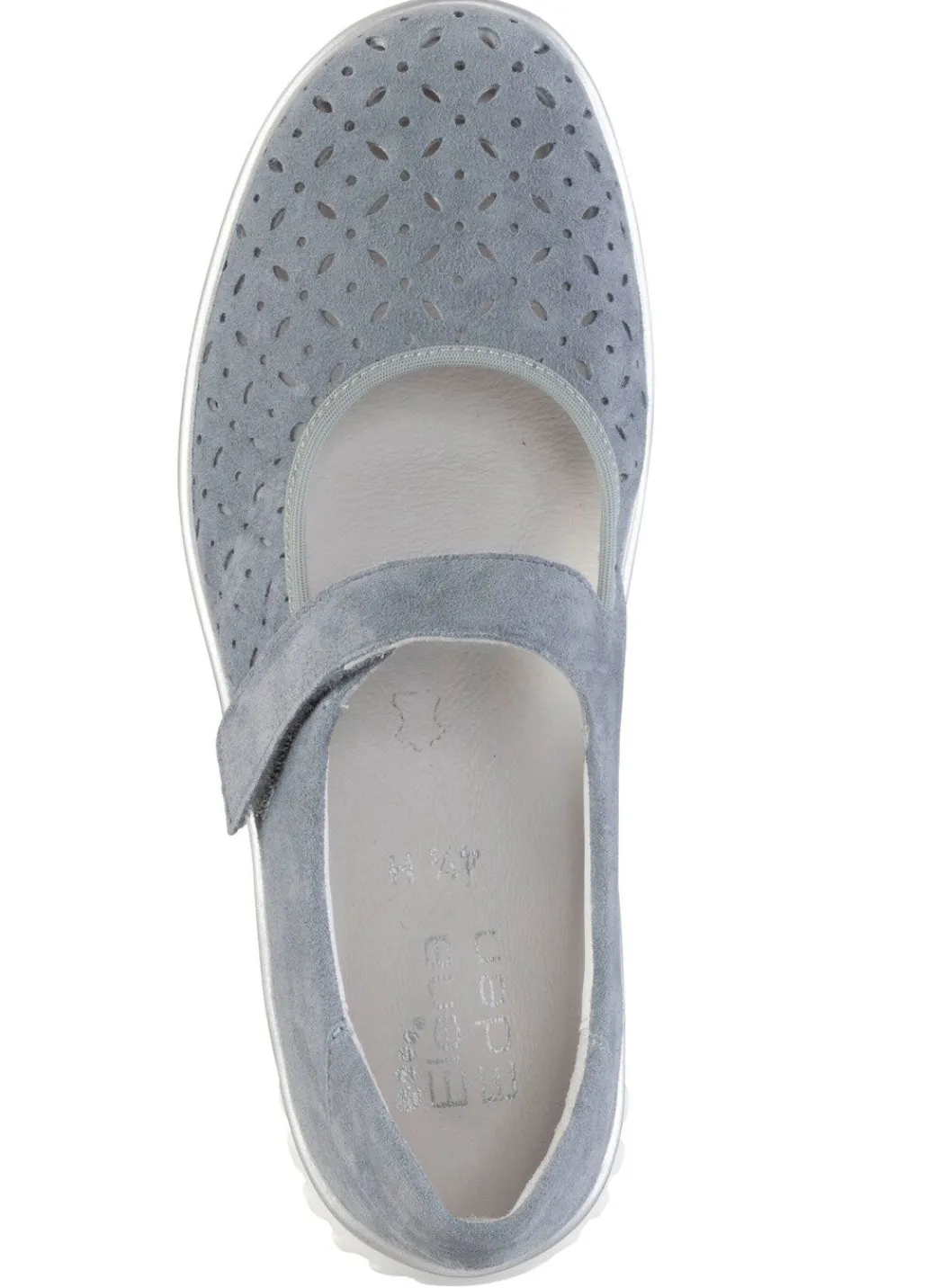 Best ELENA EDEN Spangenschuh aus Veloursleder mit luftigen Durchbrüchen Damen Slipper