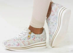 ELENA EDEN, stilvolle Damen-Sneaker, Weite G, mit herausnehmbarem Fußbett Damen Sneaker & Sportschuhe|Schnürschuhe