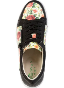 ELENA EDEN, stilvolle Damen-Sneaker, Weite G, mit herausnehmbarem Fußbett Damen Sneaker & Sportschuhe|Schnürschuhe