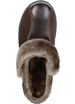 Clearance ELENA EDEN, warme Damen-Hausschuhe, Weite H, mit Lammfell Damen Hausschuhe