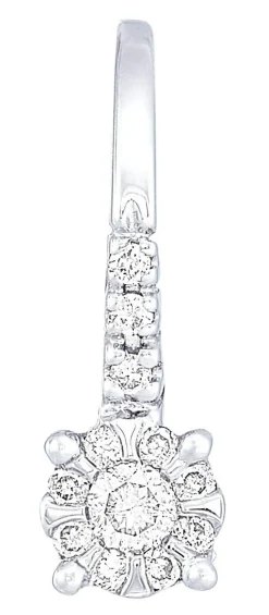 New Exquisite Ohrringe mit 24 Brillanten Damen Ohrschmuck