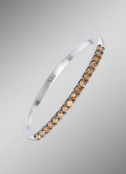 Best Exquisiter Damenring mit braunen Diamanten Damen Ringe