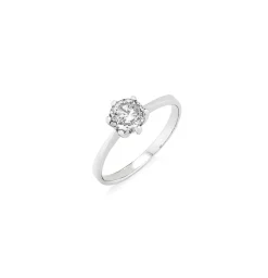 Best Fabelhafter Solitär-Damenring mit Brillant Damen Ringe