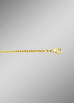 3-fach Zopfkette aus Gold Damen Halsketten