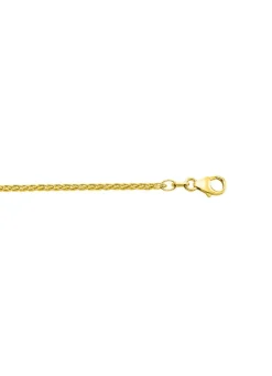 3-fach Zopfkette aus Gold Damen Halsketten
