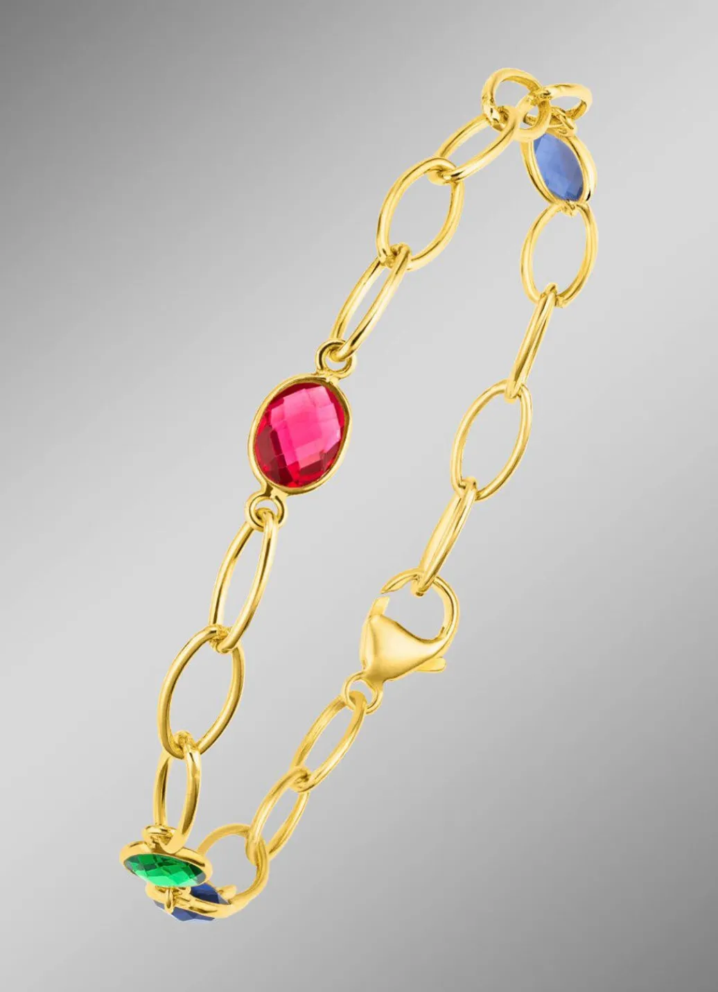 Online Farbenfrohe Eleganz: Armband mit Quarzen in verschiedenen Farben Damen Halsketten|Armbänder