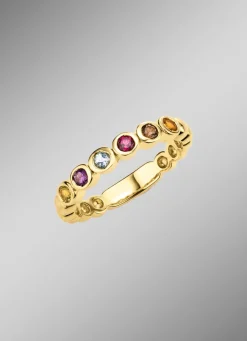 Damen Mona Ringe<Farbenfroher Memoire-Ring aus hochwertigem Gold