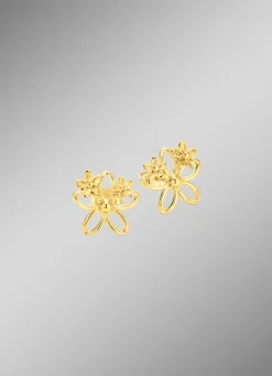 Hot Filigrane Ohrstecker im Blumendesign Damen Ohrschmuck
