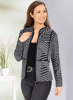 Damen Mona Blusenjacken<Flauschige Blusenjacke