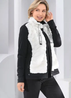 Damen Mona Übergangsjacken<Fleecejacke im aktuellen Materialmix