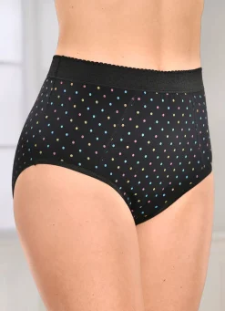 Outlet Fünferpack Formslips mit verstärkter Bauchpartie Damen Slips|Miederhosen