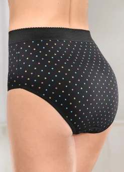 Outlet Fünferpack Formslips mit verstärkter Bauchpartie Damen Slips|Miederhosen