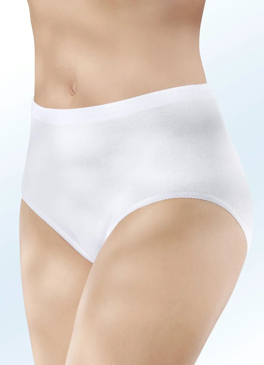 Outlet Fünferpack Nina von C. Slips mit auswechselbarem Gummizug im Bund Damen Slips