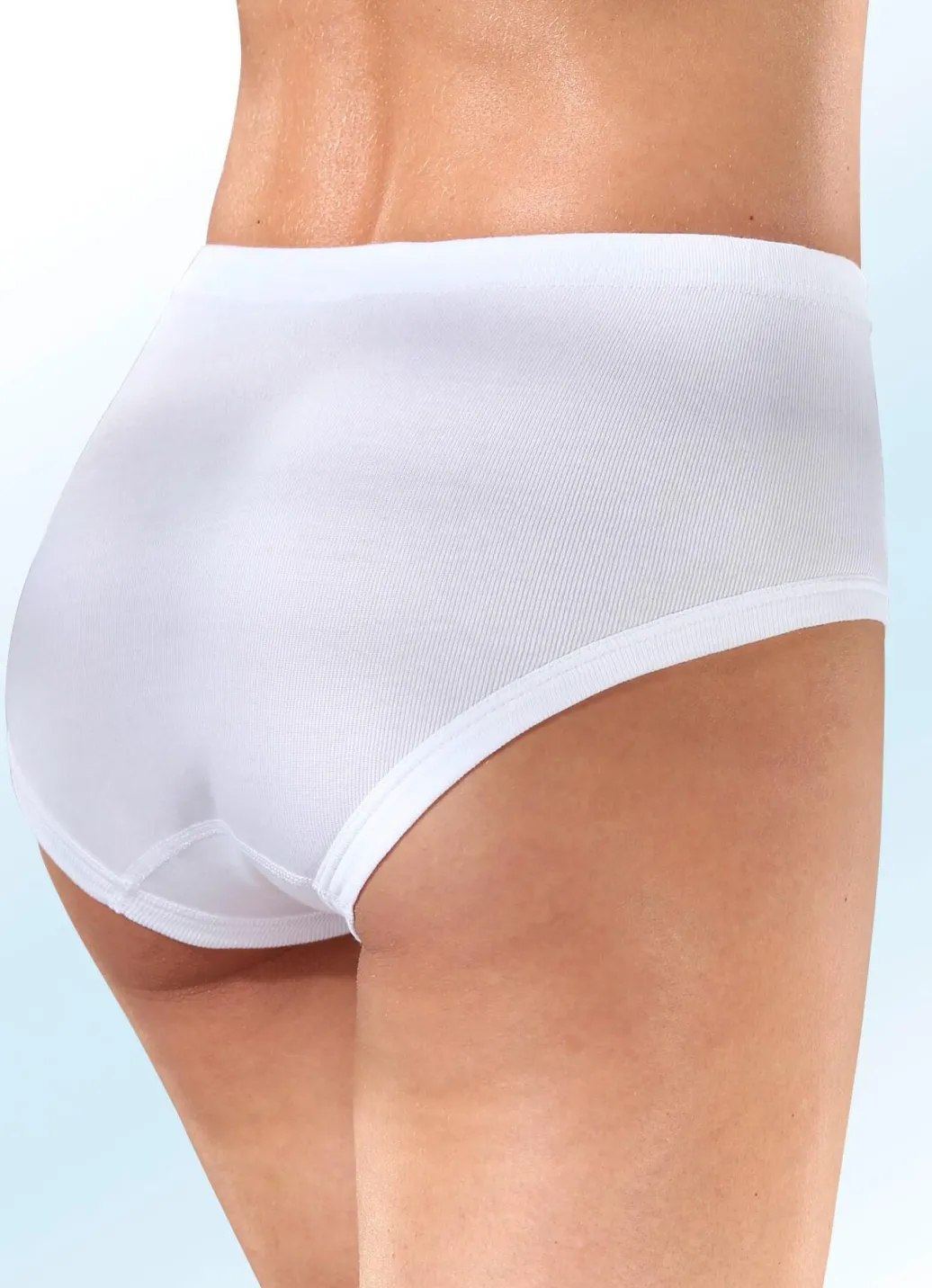 Clearance Fünferpack Slips aus reiner Baumwolle Damen Slips