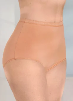 Fünferpack Slips mit dekorativem Elastikbund Damen Slips