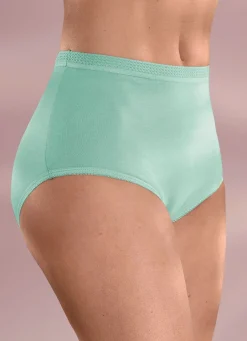Clearance Fünferpack Slips mit elastischen Abschlüssen Damen Slips