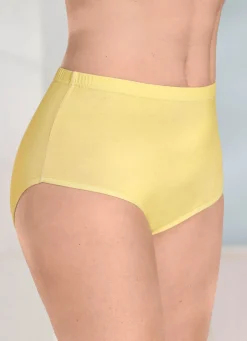 Clearance Fünferpack Slips mit Gummizug Damen Slips