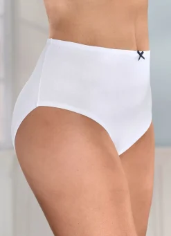 Discount Fünferpack Slips mit Gummizug im Bund Damen Slips
