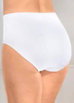 Fünferpack Slips mit Gummizug im Bund Damen Slips