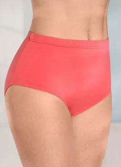 Outlet Fünferpack Slips mit Gummizug im Bund Damen Slips