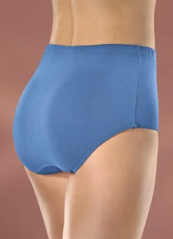 Clearance Fünferpack Slips mit Gummizug Damen Slips