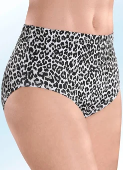 New Fünferpack Slips mit Raubtierdessin Damen Slips