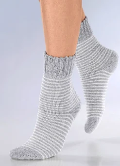Sale Fünferpack Socken mit kuscheliger Frottier-Innenseite Damen Socken