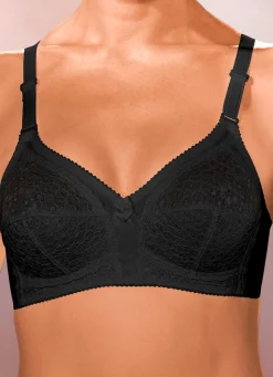 Format BH mit unterlegten Spitzencups Damen Bh Ohne Bügel|Bh Mit Spitze
