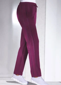 Damen Mona Freizeithosen<Freizeithose mit seitlichen Paspeln