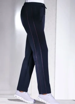 Damen Mona Freizeithosen<Freizeithose mit seitlichen Paspeln